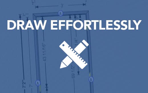 industry's easiest drawing tool on software for door distributors, no CAD skills needed